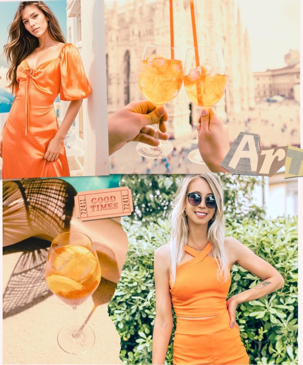 Couleur Apérol orange